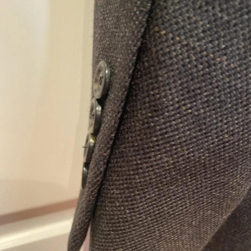 Jos. A. Bank Travelers Collection Suit Jacket Brown‎ Glen Plaid 50L 3612